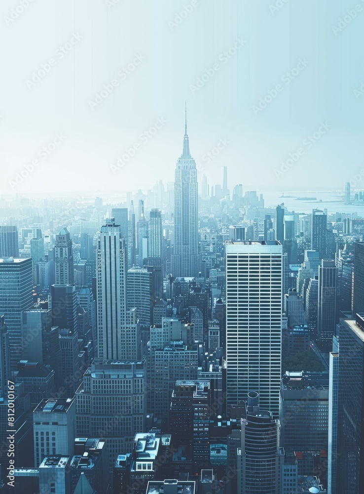 Obraz premium New York Cityscape with Empire State Building