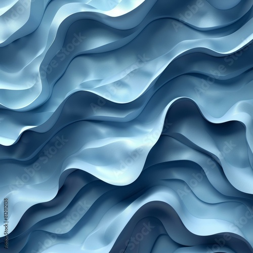 Blue wavy pattern
