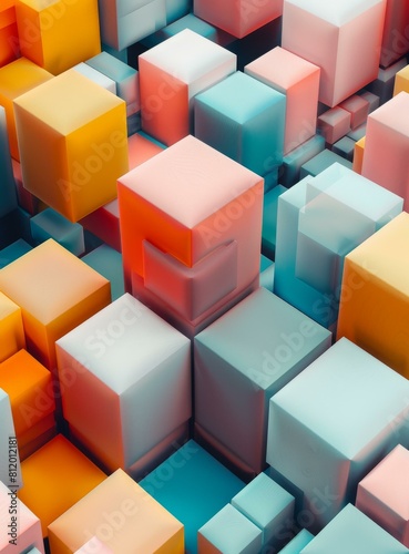 Colorful 3D Cubes