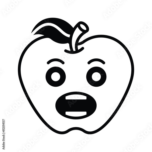 Oh My God expression emoji vector design, editable vector