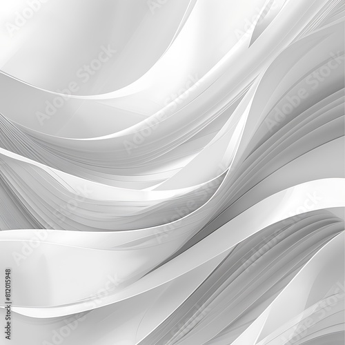 White and Grey Modern Abstract Background with Hi-Tech Shadows Abstract