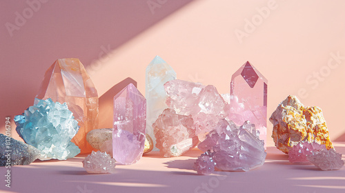 Vibrant Collection of Crystal Specimens photo