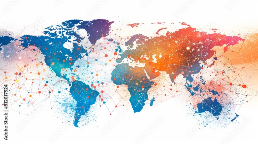 Craft an image that reflects the importance of global security Craft an image that reflects the importance of global security