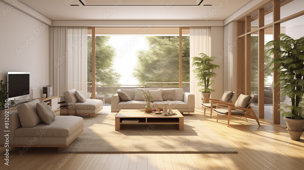 Modern living room background. Modern living room background.
