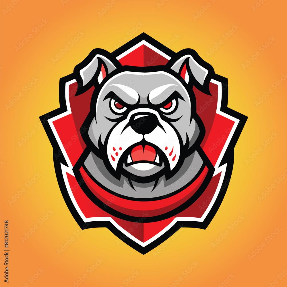 Bulldog vector bulldog mascot logo design