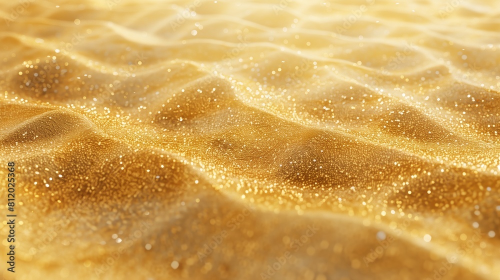Golden Sand Texture with Sparkling Details Close-Up
Golden Sand Texture with Sparkling Details Close-Up