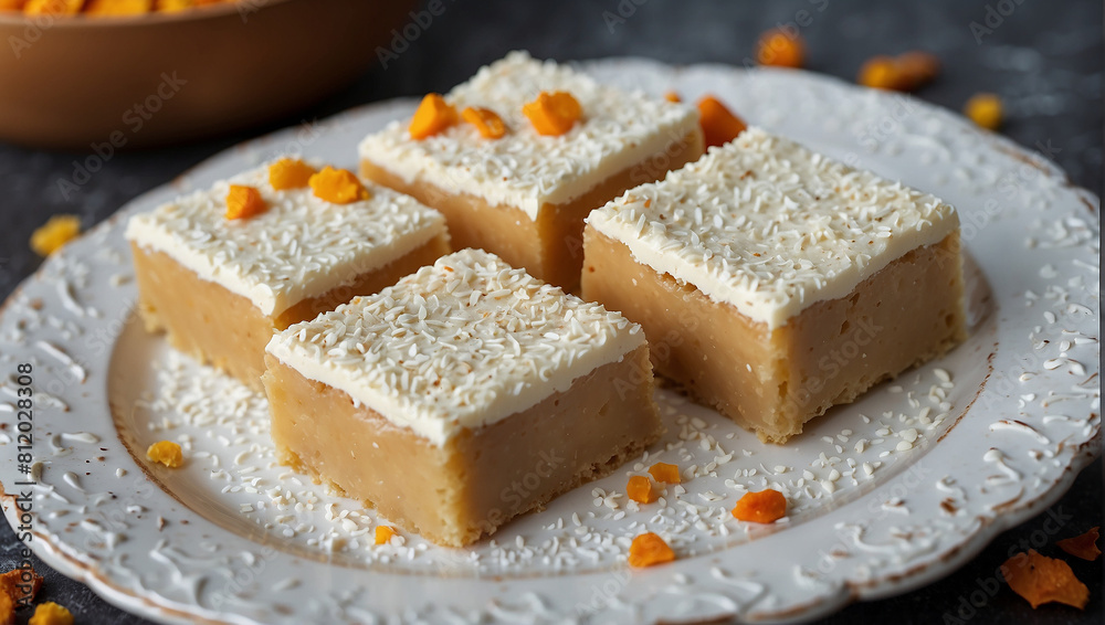 barfi with new style to serve barfi with new style to serve