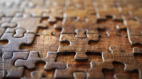 Puzzle Board with Missing Pieces Symbolizing Business Challenges