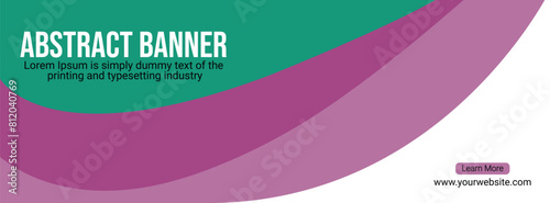 Professional business facebook cover page. web ad banner template. Vector illustration
