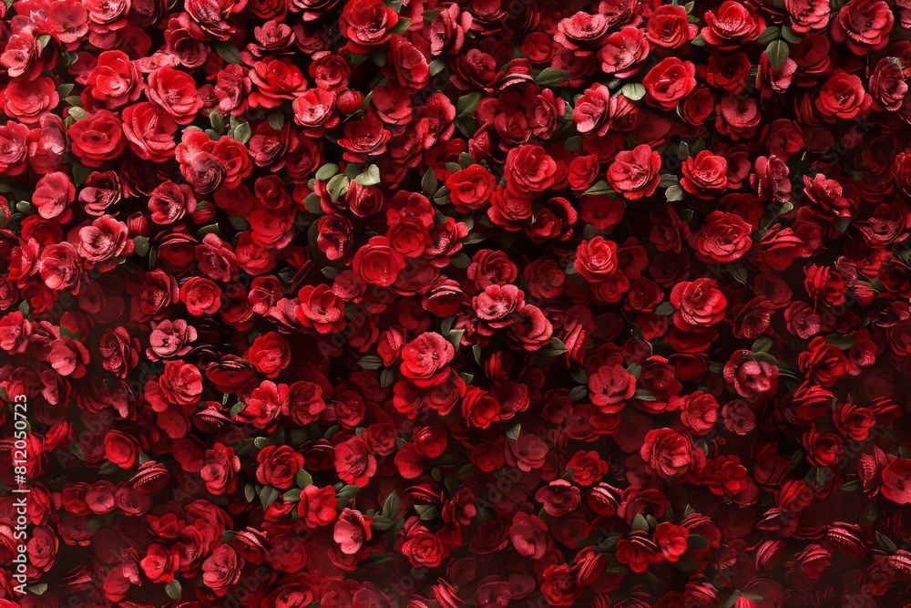 Wall of red roses Wall of roses background for text. Wall of red roses Wall of roses background for text.