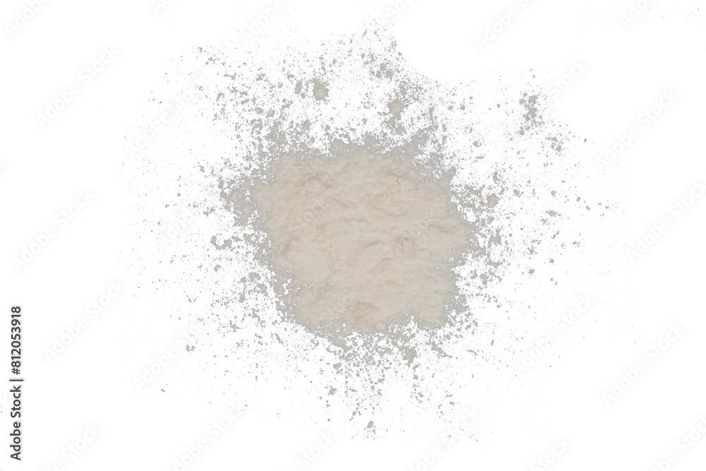 Spreading out of face powder isolated transparent Spreading out of face powder isolated transparent