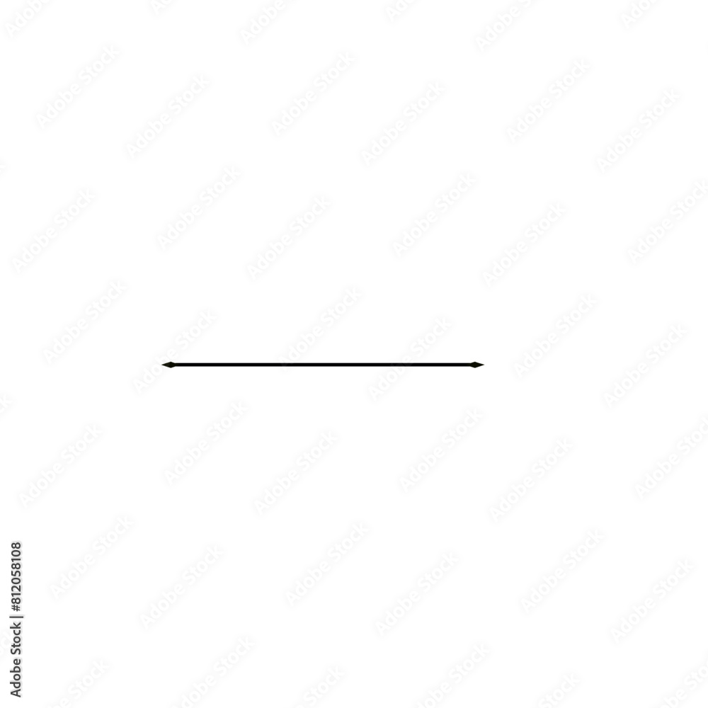 Horizontal straight line, stripe series from thin to thick Horizontal straight line, stripe series from thin to thick