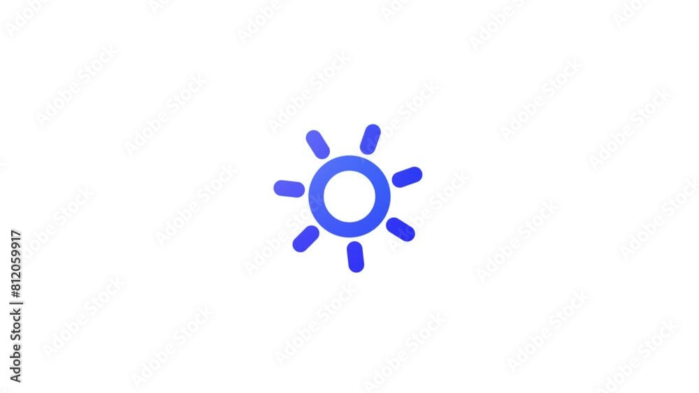 Sun icon, simple design, Summer sun, summer sun, simple logotype animation, Sun icon, simple design, Summer sun, summer sun, simple logotype animation,