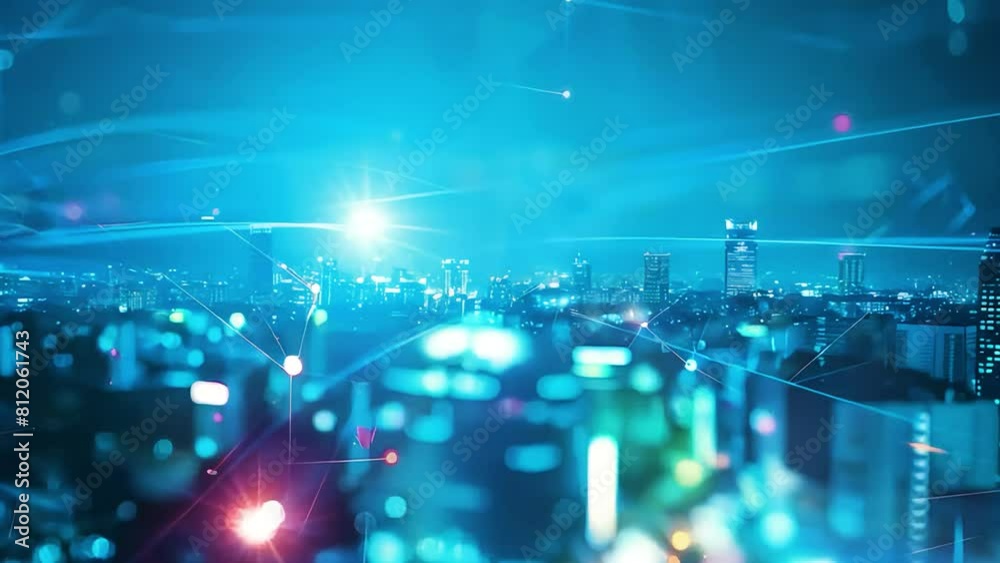 A bright sun  shines through  a glass building , creating a warm glow.