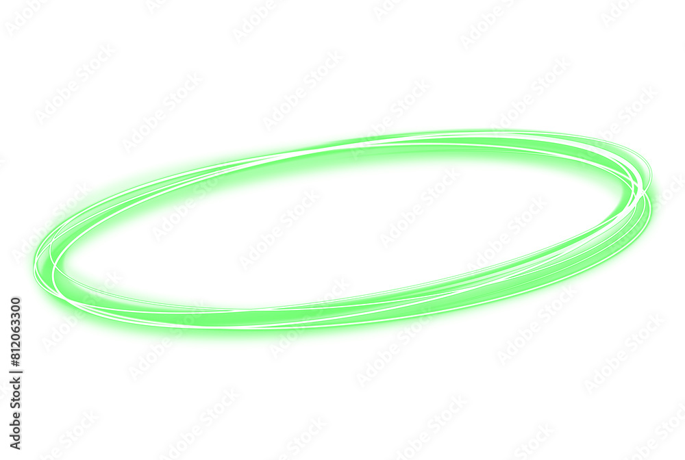 Glowing light effect.