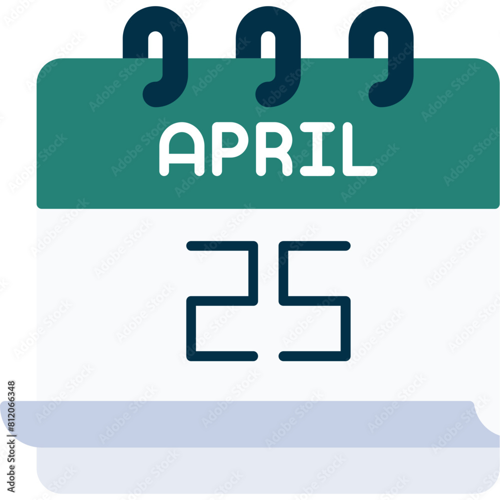 April 25 Icon
