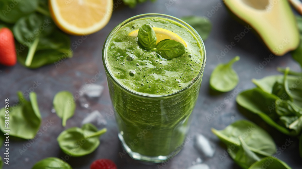 Homemade juices in the glass for body detox Homemade juices in the glass for body detox