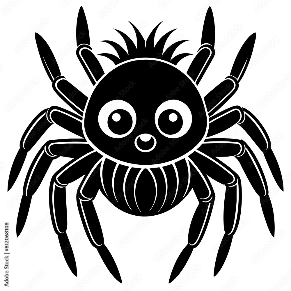 Obraz premium cute spider vector illustration