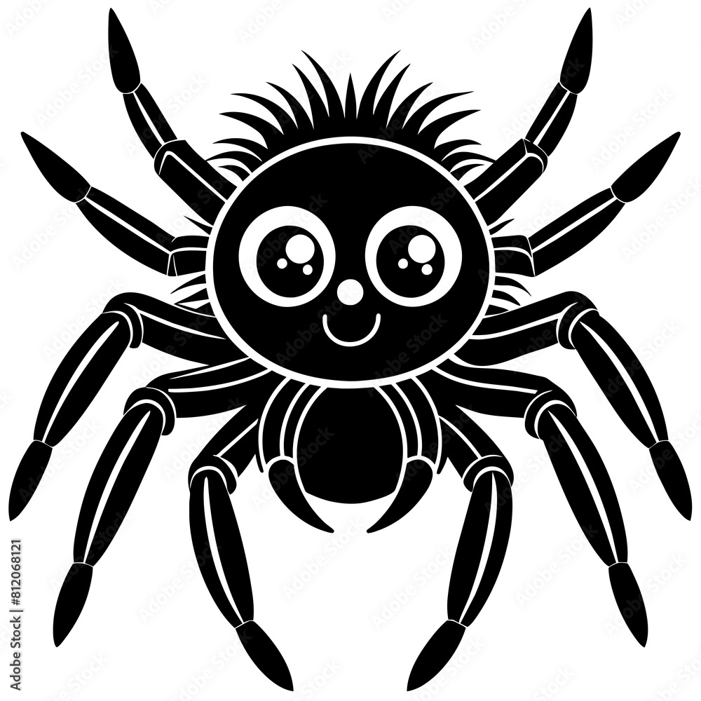 cute spider vector illustration