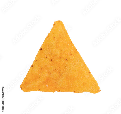 mexican corn nachos chip isolated