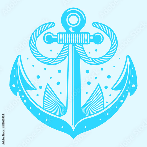 Marine doodles set with ships, boats and nautical anchors. Vector illustrations in hand drawn style