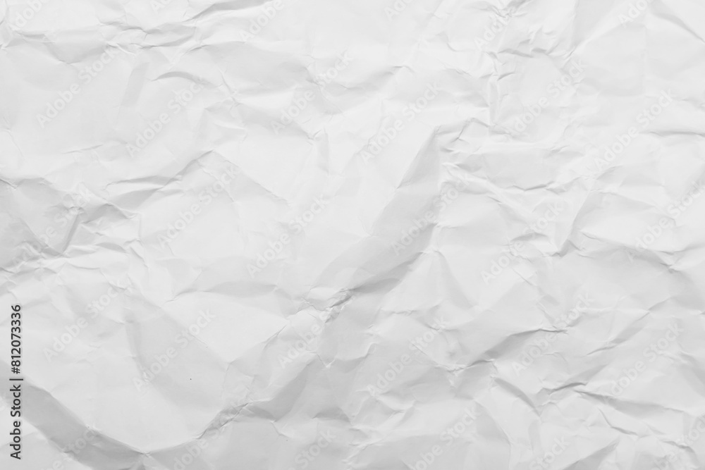 Obraz premium White Paper Texture background. Crumpled white paper abstract shape background with space paper recycle for text