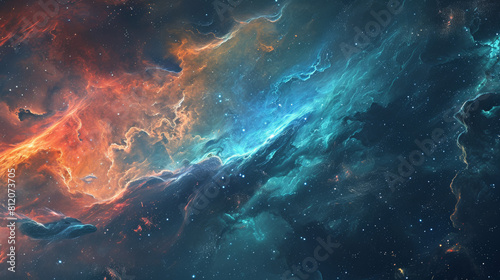  Luminescent Nebula: Colors of the Cosmos