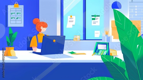 Loan Specialist's Office: Symbols of Financial Industry