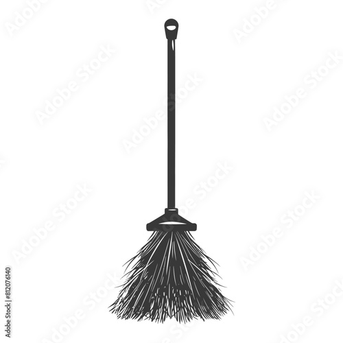 Silhouette broom cleaning tool black color only