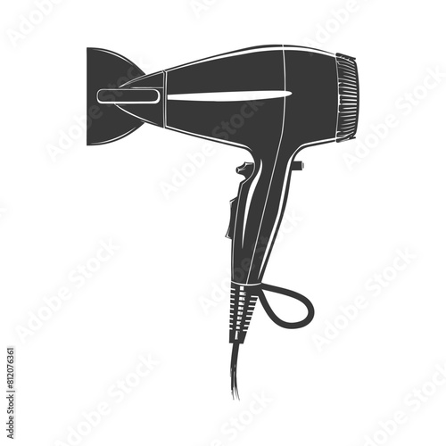 Silhouette hair dryer black color only