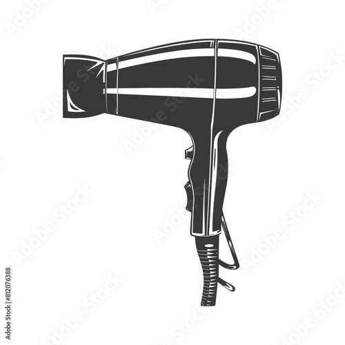 Silhouette hair dryer black color only