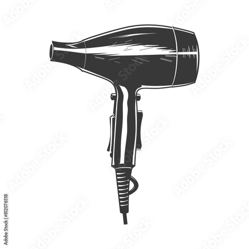 Silhouette hair dryer black color only