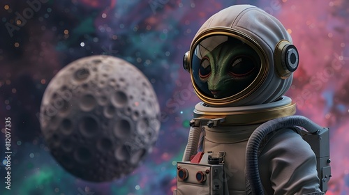 Curious Astronaut Embarks on Interstellar Discovery: A of Space