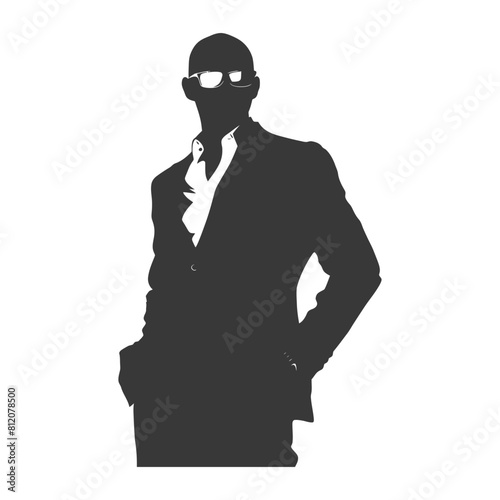 Silhouette incognito full body black color only