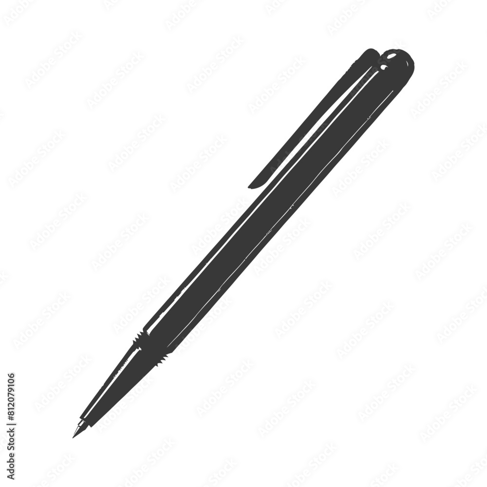 Silhouette pen personal stationery black color only Silhouette pen personal stationery black color only