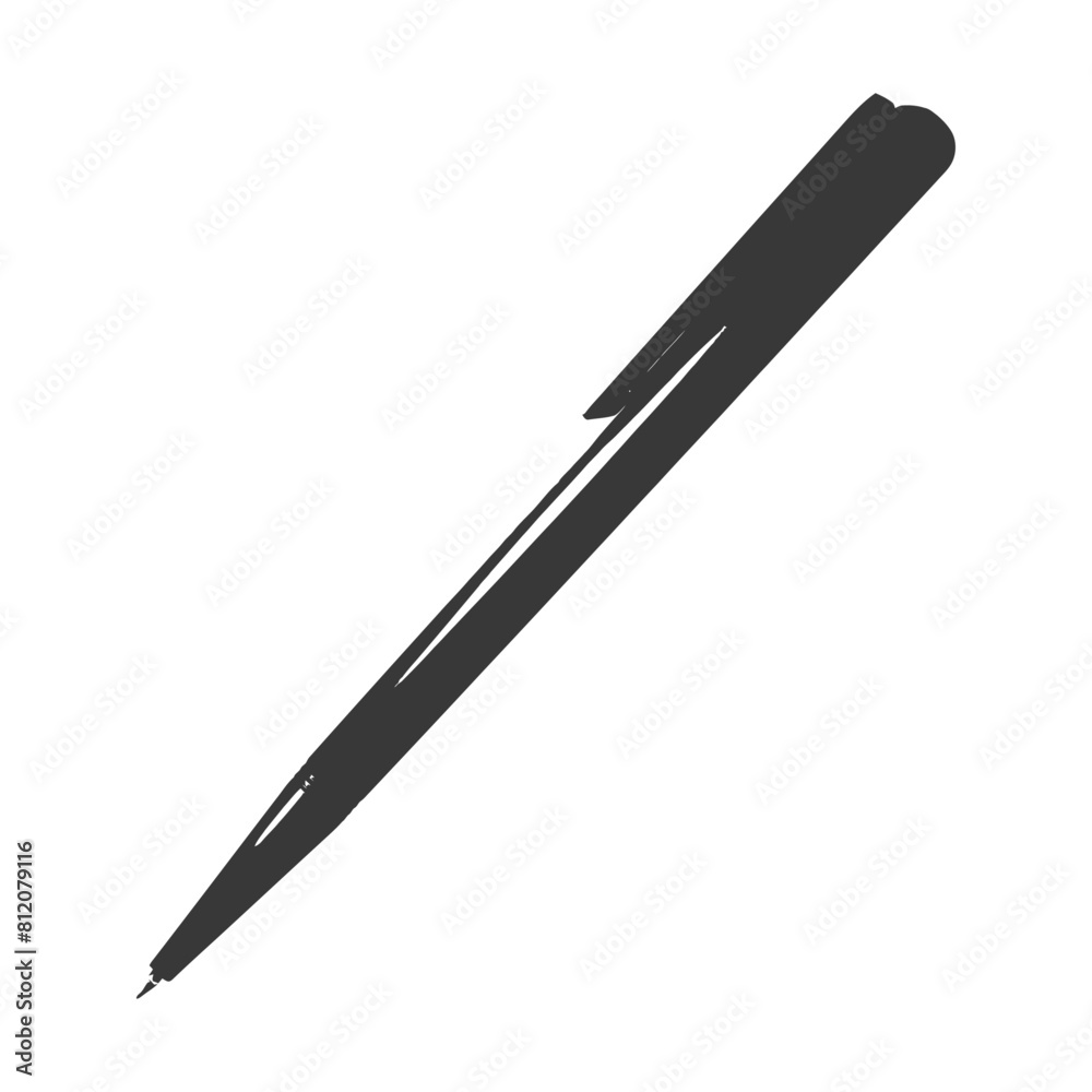 Silhouette pen personal stationery black color only Silhouette pen personal stationery black color only