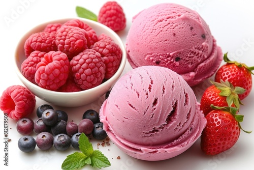 Savor the Sweetness  Tempting Fruit Ice Cream Creation