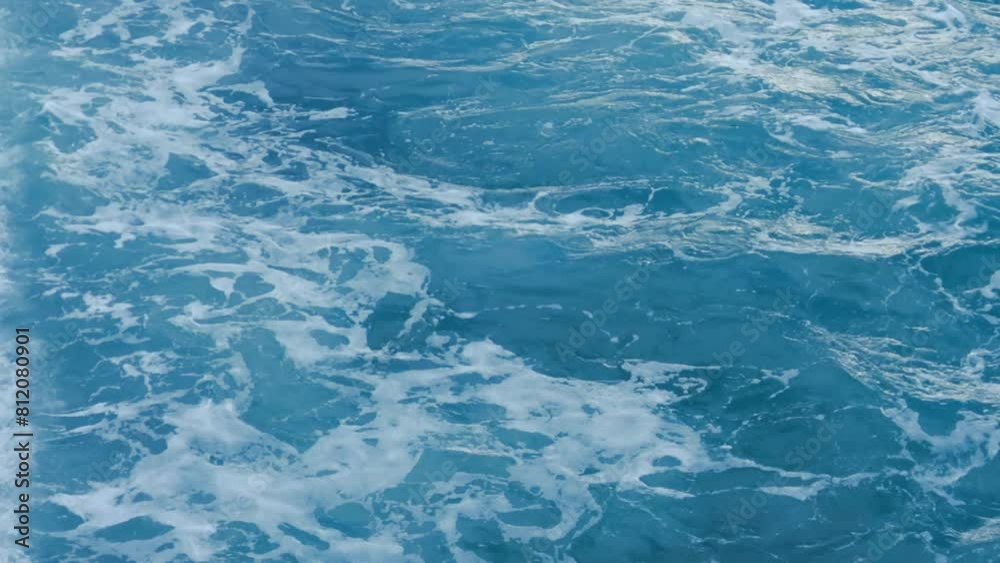 Sea ocean waves during storm and cold weather, blue natural background Sea ocean waves during storm and cold weather, blue natural background