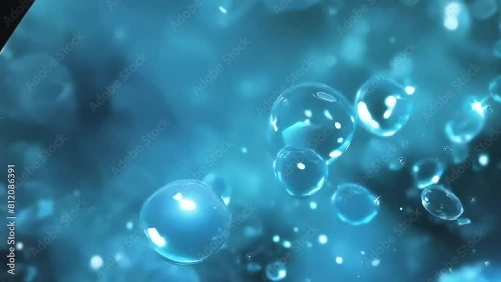 abstract background with bubbles .high tech abstract background with bubbles .high tech