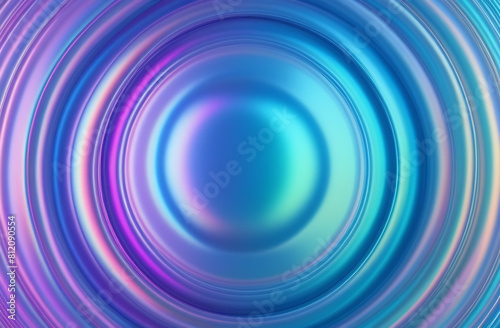 Holographic silk background  circles iridescent gradient background