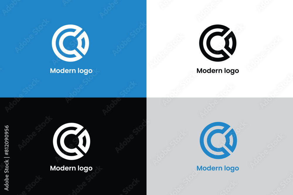 letter c logo, letter co company logo, letter o logo, letter c company logo, logomark