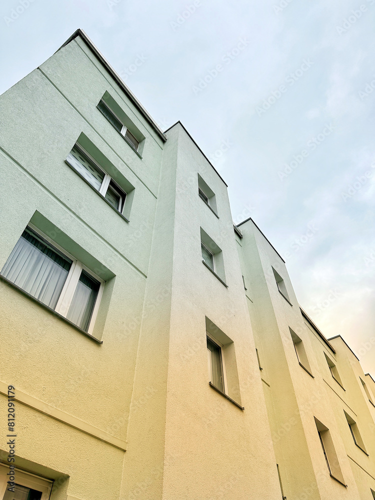 facade of a modern apartment building in Bernau bei Berlin facade of a modern apartment building in Bernau bei Berlin