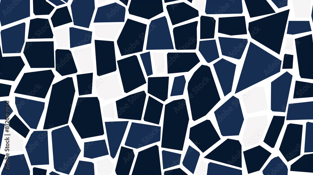 Dark blue white pattern. Chaotic. Geometric shape background for design. Squares, rectangles or block. Seamless. Abstract. Mosaic, collage. Web banner. Wide. Long. Panoramic. Dark blue white pattern. Chaotic. Geometric shape background for design. Squares, rectangles or block. Seamless. Abstract. Mosaic, collage. Web banner. Wide. Long. Panoramic.