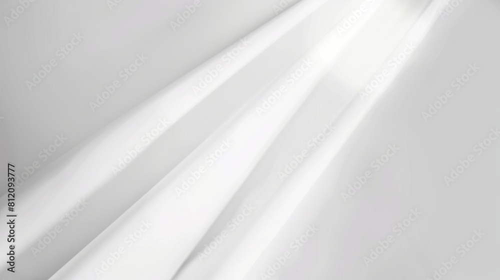 Detailed view of a white curtain in a room interior Detailed view of a white curtain in a room interior