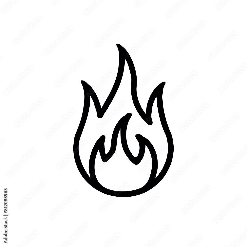 flame icon vector illustration flame icon vector illustration
