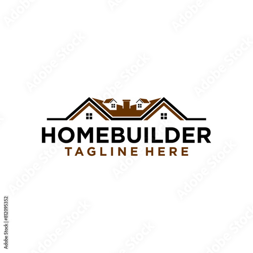 creative home builder vector illustration
