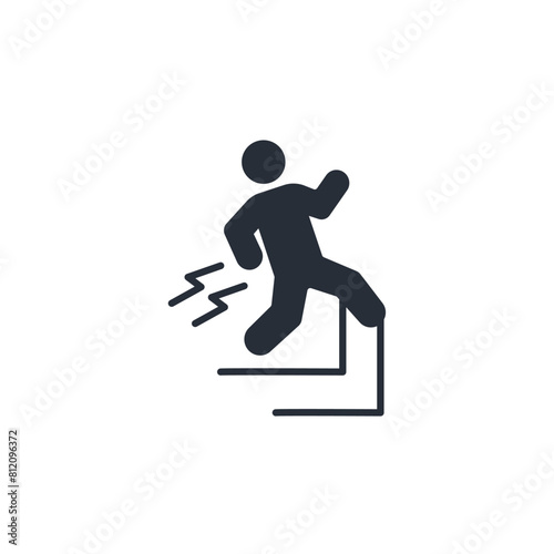 hurdle icon. vector.Editable stroke.linear style sign for use web design,logo.Symbol illustration.