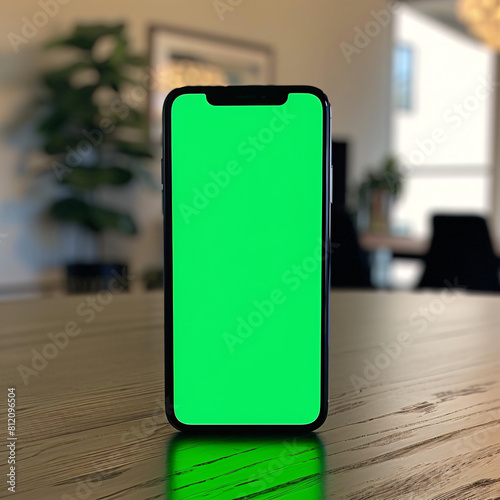 Stunning Photograph of Phone with Green Screen