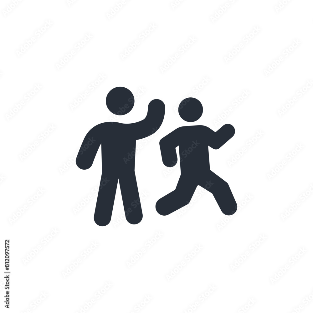 run away icon. vector.Editable stroke.linear style sign for use web design,logo.Symbol illustration. run away icon. vector.Editable stroke.linear style sign for use web design,logo.Symbol illustration.