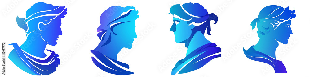 Statue clipart collection, symbol, logos, icons isolated on transparent ...